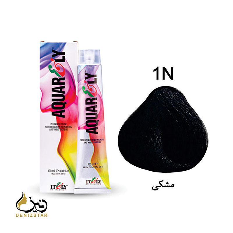 رنگ مو آکوارلی N1 (مشکی)