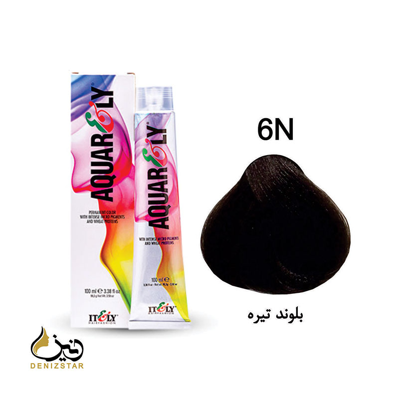 رنگ مو آکوارلی N6 (بلوند تیره)