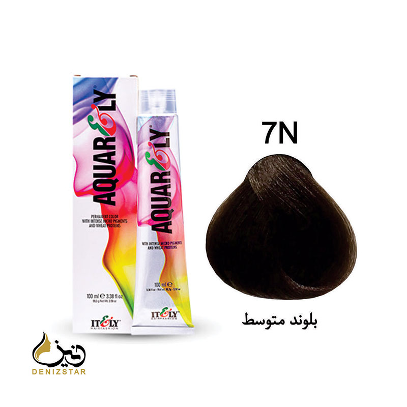 رنگ مو آکوارلی N7 (بلوند متوسط)