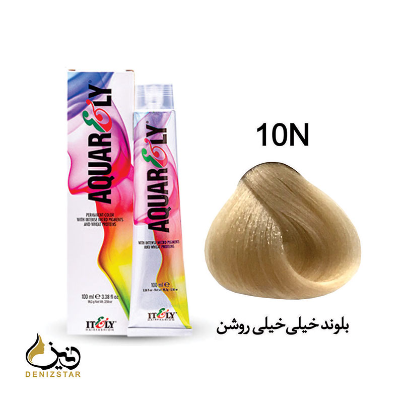 رنگ مو آکوارلی N10 (بلوند خیلی خیلی روشن)