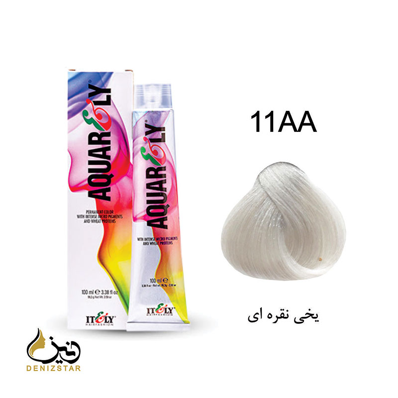 رنگ مو آکوارلی 11AA (یخی نقره ای)