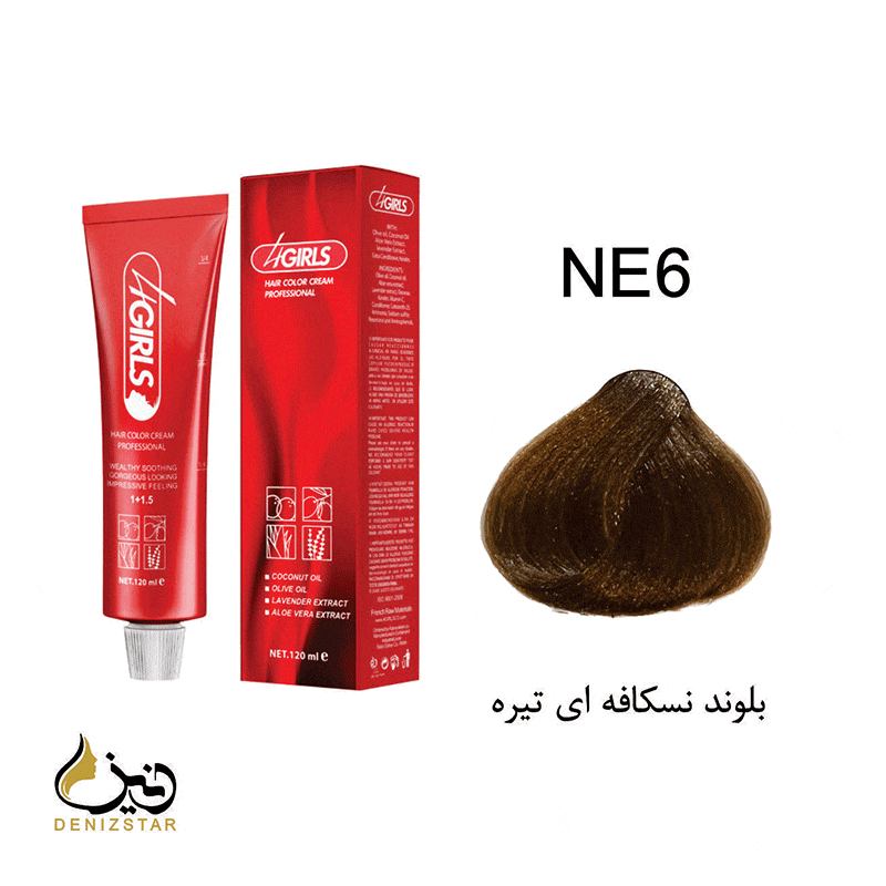 رنگ مو فورگرلز NE6 (بلوند نسکافه ای تیره)