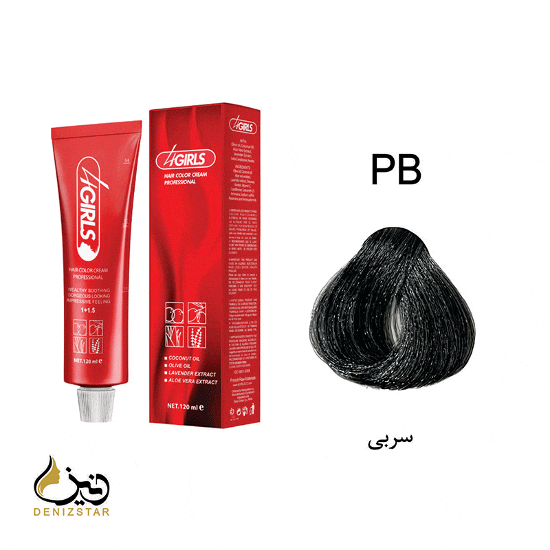 رنگ مو فورگرلز PB (سربی)