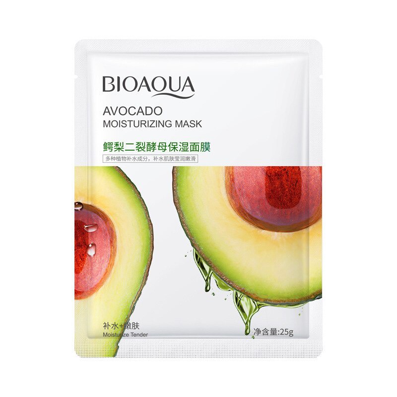 ماسک ورقه ای آبرسان آووکادو بیوآکوا BIOAQUA