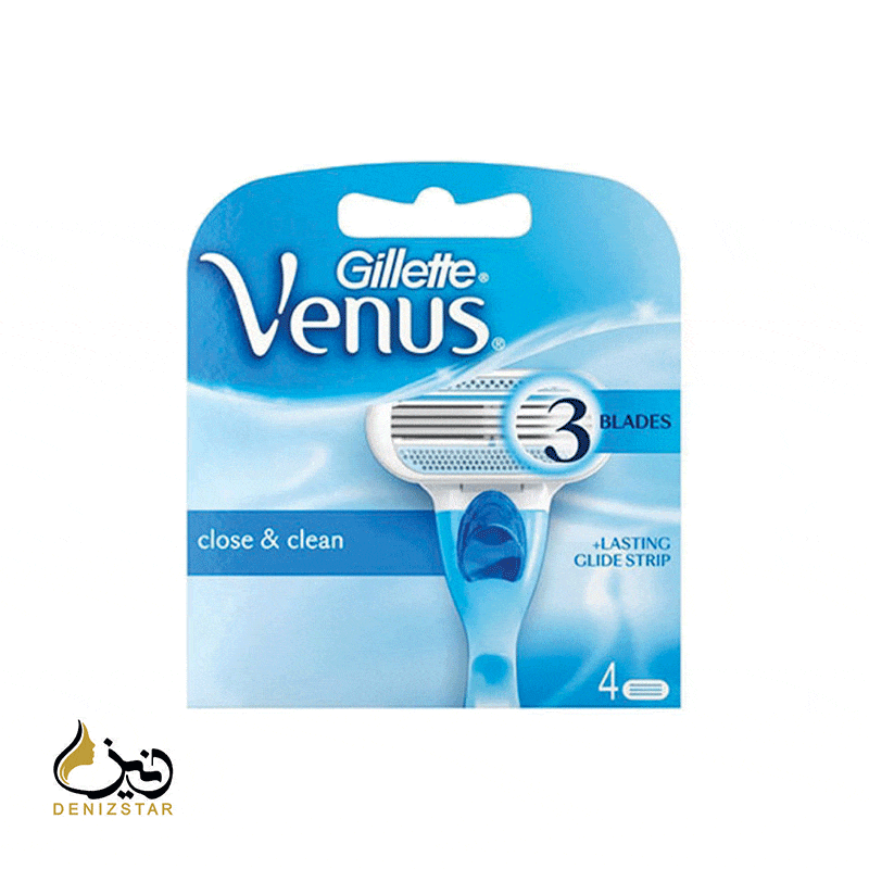 تیغ یدک ژیلت مدل Venus Smooth (ونوس) بسته 4 عددی