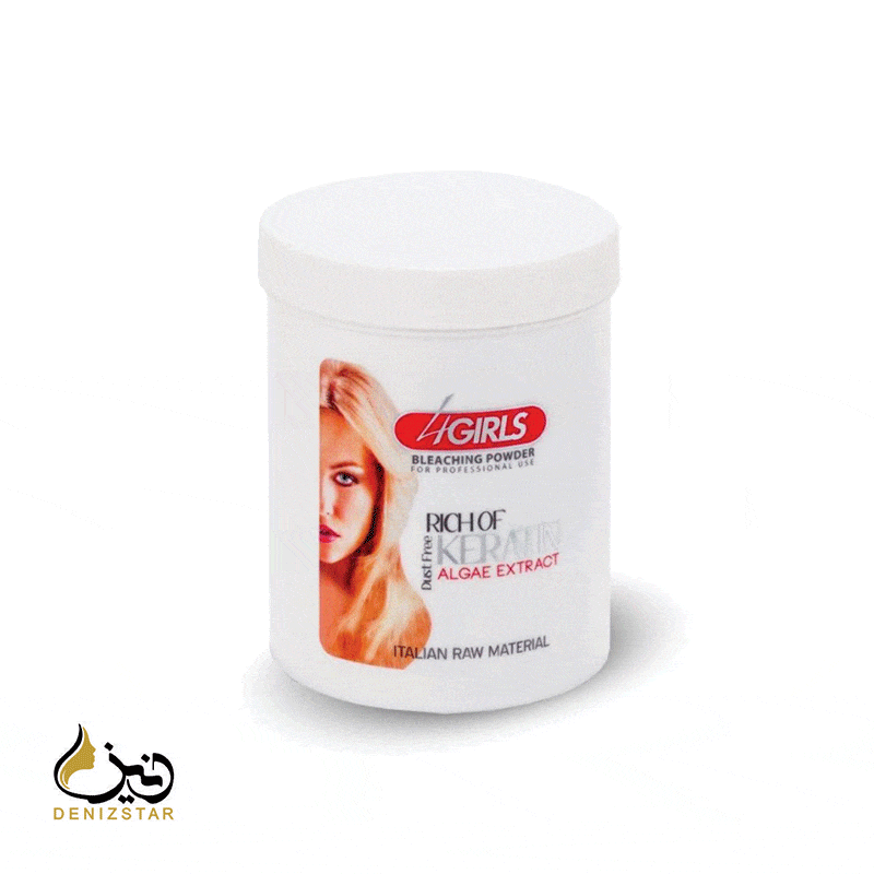 پودر دکلره فورگرلز مدل Keratin وزن 500 گرم