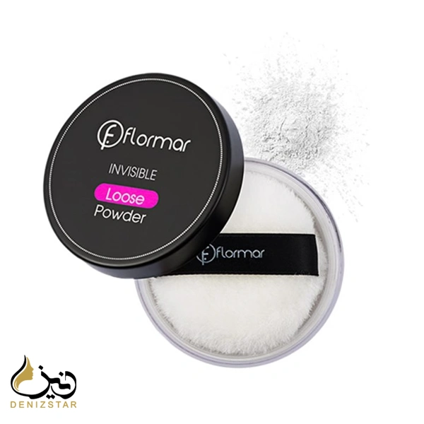 پودر بیک فیکساتور فلورمار مدل Invisible Loose Powder با حجم 18 گرم