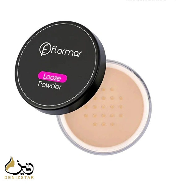 پودر فیکس فلورمار شماره 004 رنگ BEIGE SAND وزن 18 گرم